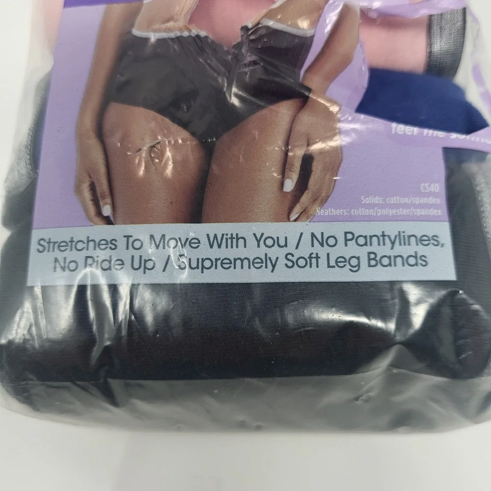 9 Hanes Women 6M‎ Tagless Briefs Underwear Panties Cotton Open Package